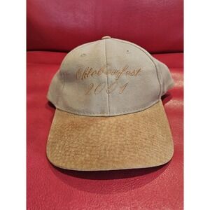 Vintage Fairfield Bar Hat Cap Strap‎ Back Embroidered Oktoberfest Mens 2001 00s